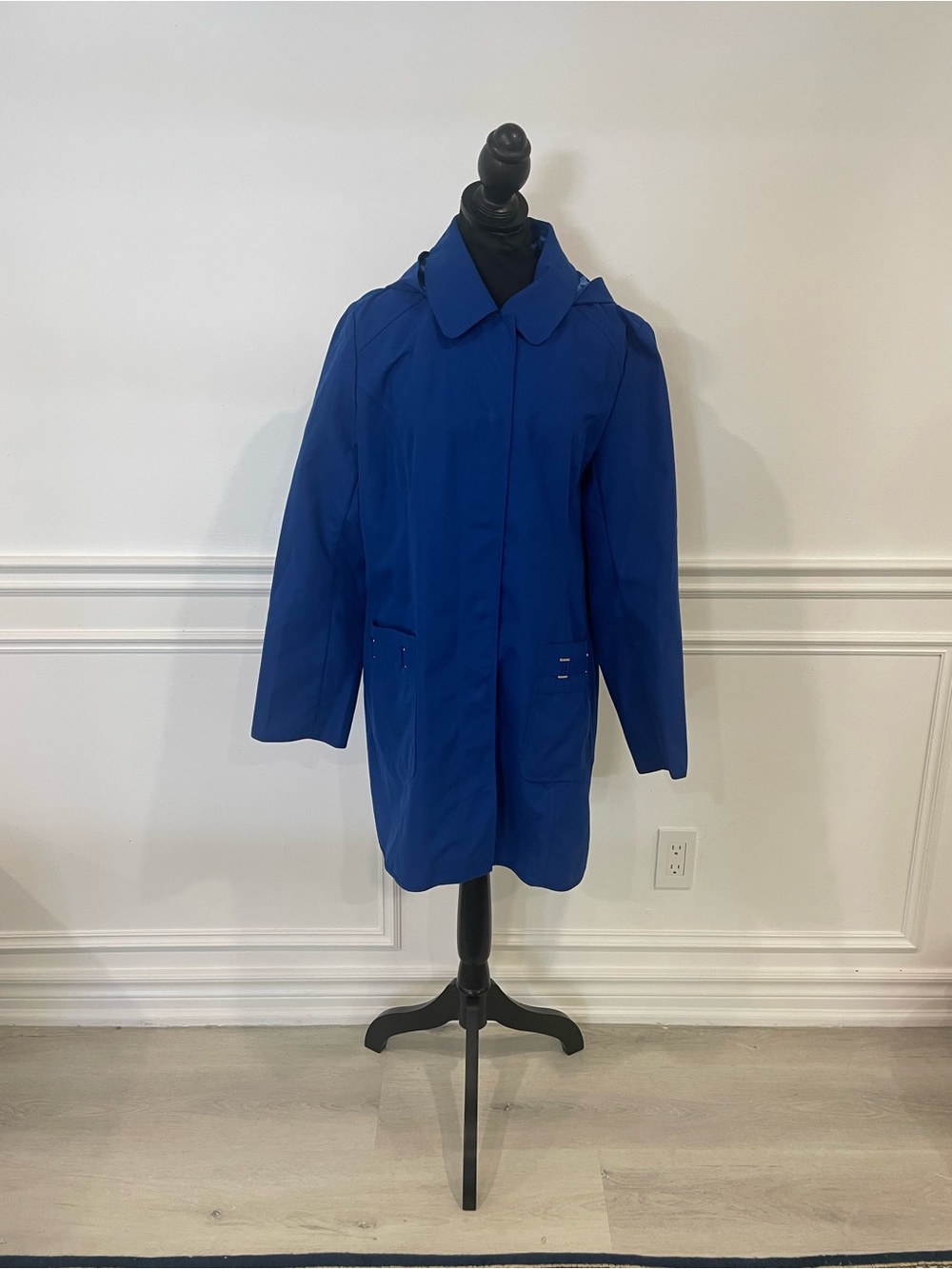 Guillaume Classic Royal Blue Women's Trench Coat